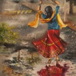 Self Portrait - First Monsoon Rain